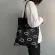 Women Canvas Bags Clouds Printing Tote Ng Ca Cloth Oulder for Girls Ladies OER BAGS with Zier