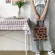 1PC Canvas Cloth Handbag Women Oulder Bags NG BAG VINTAGE Flowers Handbag Reusable Foldable Eco Grocery Totes Tote Bags