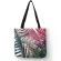 Tropic Plant a Print Tote Bags for Women Eco en Ng Bag with Print Folding Hand Wrist Bag