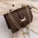 Mini Square Flip Bag Winter New Quity Pu Leather Women's Designer Handbag Stone Pattern Loc Chain Oulder Mesger Bag