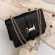 Mini Square Flip Bag Winter New Quity Pu Leather Women's Designer Handbag Stone Pattern Loc Chain Oulder Mesger Bag