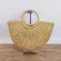 New Straw Bag Women Hand-Wen Hollow Handbag Moon S Rattan Big Capacity Dratring Handbag Ca Travel Beach Bag