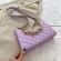 Lattice Pattern Women Pu Oulder Bag Soft PU Leather Fe Thic Chain Tote Bags Travel NG Underarm Bag