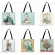 Vintage Baroque Art Print Tote Bag Women Ca Tote Ladies Oulder Bag Foldable NG BAGECH TOTE Handbags