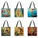 Retro Mermaid L Painting Art Tote Print Bag Women Ca Tote Ladies Oulder Bag Outdoor NG BEACH TOTE BAG