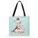 Vintage Baroque Art Print Tote Bag Women Ca Tote Ladies Oulder Bag Foldable NG BAGECH TOTE Handbags