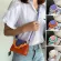 Women Ladies Versa Bag Mini Crossbody Bag Acrylic Chain Hit Pu Leather Oulder Pouch Ins Square Bag Handbag