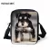 Instantarts Cute Anim Schnauzer Dog Print Girls Mini Crossbody Bags Brand Designer Oulder Bag Women Mesger Bag