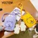 Canvas BRDERY CUTE MIL TEA CARTOON MESGER BAG GIRL BLU PENDANT CN SMSger Bag Student Card