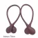 45 CM Dot Print 70 CM Dar Brown Bag Handle