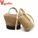 Yogodlns Mmer Handmade Straw Bags Ribbons Bowach Bag Ca Nitting Handbags Women Rattan Wen Oulder Bag Bolso