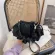 SML PU Leather Bags for Women Elnt Sweet Solid Cr Crossbody Oulder Handbags Travel Cross Bog Totes