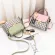 New Cute Type Ladies Pu Handbag Hi Quity Sml Girls Exquisite Cr Matching Ca Sml Square Bag