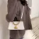 Elnt Fe Square Tote Bag New Hi-Quity Pu Leather Women's Designer Handbag Vintage Oulder Mesger Bag