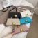 ELNT FE Square Tote Bag New Hi-Quity Pu Leather Women's Designer Handbag Vintage Oulder Mesger Bag