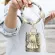 Sell Eychain Card Bag For Women Pard Wlet Pu Leather Tassel Abaw Brlet Eychain Jewelry