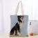 Anims Eltie Dogs Tote Bag Handbag Oulder Pouch Foldable Canvas Ng Bags Reusable Women Canvas Oulder Bag