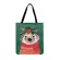 Outdoor Ng Bag Cute Little Anim Painting Printed Bag For Women Ca Tote Ladies Oulder Bag Foldable Beach Tote