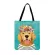 Outdoor NG BAG CUTE LITTLE ANIM PAINTING BAG for Women Ca Tote Ladies Oulder Bag Foldable Beach Tote