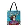 Ladies Oulder Bag South American Girl Printed Tote Bag for Women Ca Totes E Fabric Bag Foldable NG BAG