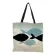 Nordic Style Fi Print Tote Bag en Reusable Ng Bags with Print Travel Beach Bags Portable Pouch