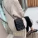 [] Women New Rivet L Chains Pu Leather Flap Personity L-Match Crossbody Oulder Phone Bag Tide 18a0217