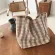 Women CN Stripes Oulder Bag Large Capacity Oulder Bag Ladies CA NG Handbag