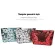Chain Bag Laser Folded Handbags Pu Leather Bag Famous Designer Geometric Oulder Bag For Women Raindrop Tote Bags
