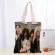 Custom Guns N Roses Tote Bag Women Canvas Fabric Bags Eco Reusable NG Bags Traveg Beach Ca Useful Oulder Bag