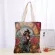 Custom Guns N Roses Tote Bag Women Canvas Fabric Bags Eco Reusable Ng Bags Traveg Beach Ca Useful Oulder Bag