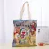 Doraon Tote Bag Handbag Oulder Pouch Foldable Canvas Ng Bags Reusable Women Canvas Oulder Bag A0521