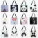 Oulder Bag Women Cartoon Panda Printing Tote Bag Foldable NG BAG EBRIC CA TOTE REUSABLE BEACH BAG HAND BAG