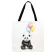 Oulder Bag Women Cartoon Panda Printing Tote Bag Foldable Ng Bag En Febric Ca Tote Reusable Beach Bag Hand Bag