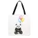 Oulder Bag Women Cartoon Panda Printing Tote Bag Foldable NG BAG EBRIC CA TOTE REUSABLE BEACH BAG HAND BAG