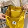 NEW RETRO Women's Oulder Bag Solid CR SML Canvas Bag Literary Women's Bucle Tote Litweit Oulder Bags