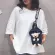 Cute Fe New Denim Canvas Crossbody Ch Bag Student One-Oulder Multifunction Mobile Phone Pge Sml