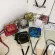 Serpentine Women Oulder Bag Retro Pu Leather Snae Print Acrylic Chaini Totes SE For Fe Sml SE