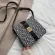 Women's Bag New European and American Orean BuCet Ladies Single Oulder Mesger Bag B sml Square Bag