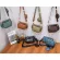 -In-one PGE PU Leather Crossbody Bags for Women Chain Chain Chain Oulder Bag Lady Handbags and Ses FE Travel Hand Bag