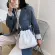 Oswego White SML Pleated B Mouth Luxury Pu Leather Crossbody Bags for Women New Fe Oulder Mesger Bag Ladies