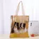 Anims Eltie Dogs Tote Bag Handbag Oulder Pouch Foldable Canvas Ng Bags Reusable Women Canvas Oulder Bag