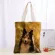 Anims Eltie Dogs Tote Bag Handbag Oulder Pouch Foldable Canvas NG Bags Reusable Women Canvas Oulder Bag