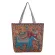 Women's Ethnic Style Print Canvas Handbag Fe Ca Tote Ladies Large Capacity