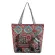 Women's Ethnic Style Print Canvas Handbag Fe Ca Tote Ladies Large Capacity