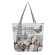 Women's Ethnic Style Print Canvas Handbag Fe Ca Tote Ladies Large Capacity Ng Bag Reusable Oulder Bags