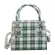 SML PLAID PATTERN SOLID CR PU Leather Crossbody Bags for Women Lady Oulder Handbags FE TOTES SE