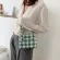 SML PLAID PATTERN SOLID CR PU Leather Crossbody Bags for Women Lady Oulder Handbags FE TOTES SE