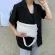 PU Leather Oulder Bag Women Retro Chain Armpit Baguette Bag Advanced Design Handbag Fe Lady Totes SE