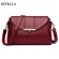 Reprcla Oulder Bag New Women Mesger Bags Hi Quity Handbag Pu Leather Crossbody Bags For Women Bolsa