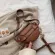 Women Wt Bag Fe Autumn And Winter New Vintage Chain Ch Bag Oulder Mesger Bag Tide Belt Fann Pac